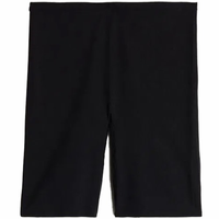 Shorts De Algodão Supima® Sem Costuras - Preto