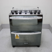 Fogão Brastemp 5 Bocas Duplo Forno Cor Inox Com Botões Removíveis E Exclusivo Aro Protetor - Bfd5ncrns2_Wotimo_Ce6646537 110V