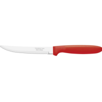 Faca Para Churrasco Tramontina Ipanema 5" Inox Vermelha