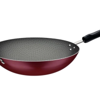 Wok Tramontina Loreto 32cm Antiaderente Com Cabo Vermelho