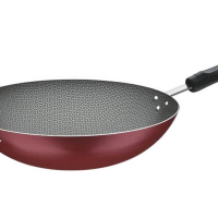 Wok Tramontina Loreto 36cm Antiaderente Com Cabo Vermelho