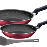 Jogo De Frigideiras Tramontina Loreto 3 Peças Inox