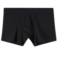 Cueca Shorts Em Algodão Supima Elástico - Preto