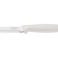 Faca Para Legumes E Frutas Tramontina Plenus Inox Off White 3"