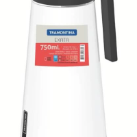 Bule Térmico Tramontina Exata Branco Em Aço Inox 750ml