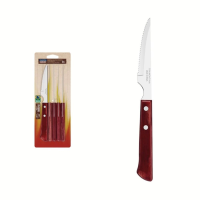 Conjunto Tramontina 6 Peças Facas Aço Inox Cabo Vermelho