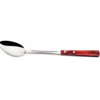 Colher Para Arroz Tramontina Inox Polywood Cabo Vermelho