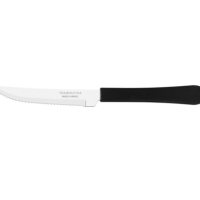 Faca Para Churrasco Tramontina Inox Leme Preto 4"