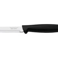Faca Para Legumes E Frutas Tramontina Plenus Inox Preto 3"