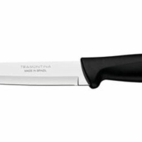Faca Utility Tramontina Plenus Aço Inox 6" Cabo Preto
