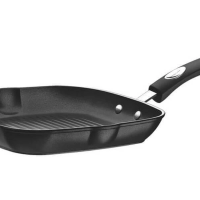 Bistequeira Tramontina Mônaco Induction Com Revestimento Antiaderente Starflon Premium Preto 24cm