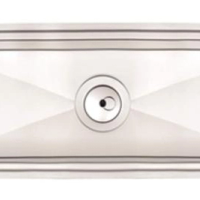 Canal Organizador Em Inox Tramontina Para Sobrepor Com Acabamento Acetinado 45x18 Cm
