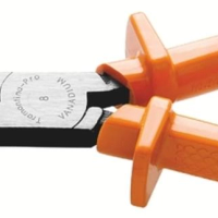 Alicate Meia Cana Bico Longo Curvo Isolado 1.000 V 8" Tramontina PRO