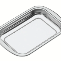 Assadeira Retangular Tramontina Cosmos 43cm Em Aço Inox