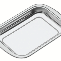 Assadeira Tramontina Cosmos Retangular 52cm Aço Inox Para Cozinha Profissional