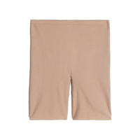 Shorts De Algodão Supima® Sem Costuras - Bege