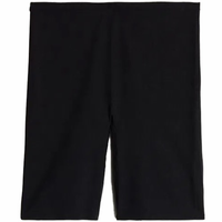 Shorts De Algodão Supima® Sem Costuras - Preto