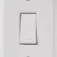 Conjunto 4x2 Com Interruptor Simples 10A 250V Tramontina Lux2 Branco