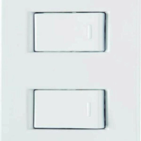Conjunto 4x2 1 Interruptor Simples 10 A 250 V 1 Interruptor Paralelo 10 A 250 V Tramontina Liz