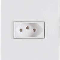 Conjunto 4x2 1 Tomada 2P+T Tramontina Liz 20 A 250 V Branco