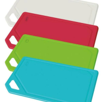 Conjunto De Tábuas De Corte Tramontina Mixcolor 5 Peças Com Suporte