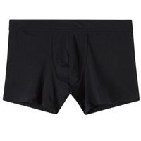 Cueca Shorts Em Algodão Supima Elástico - Preto