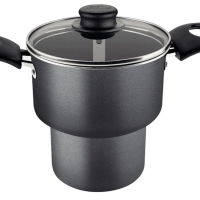 Cuscuzeira Tramontina Turim 14cm Antiaderente Chumbo