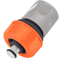 Engate Rápido Com Aquastop Tramontina Plástico Para Mangueira 5/8" E 3/4"
