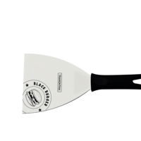 Espátula Tramontina Black Burger Com Lâmina Em Aço Inox E Cabo De Polipropileno Preto 4"