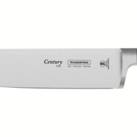 Faca Chef Tramontina Century Com Lâmina Em Aço Inox E Cabo Em Policarbonato E Fibra De Vidro 10"