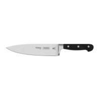 Faca Chef Tramontina Century Com Lâmina Em Aço Inox E Cabo Em Policarbonato E Fibra De Vidro 8"