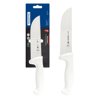 Faca Para Carne 6" Tramontina Profissional Com Lâmina Em Aço Inox E Cabo De Polipropileno Branco
