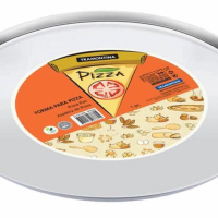 Forma Para Pizza Tramontina Em Aço Inox 35cm