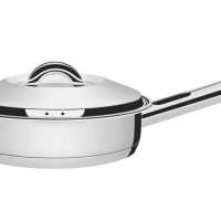 Frigideira Tramontina Solar 24cm Em Aço Inox