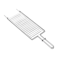 Grelha Tramontina Churrasco 31x18cm Em Aço Inox