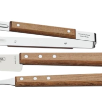 Conjunto Para Churrasco Tramontina 3 Peças Em Aço Inox
