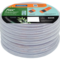 Mangueira Flex Tramontina Em PVC Transparente 3 Camadas 15m Com Engate Rosqueado E Esguicho