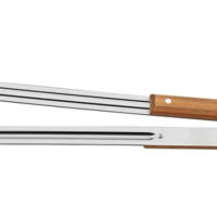 Pegador Para Carvão Tramontina Churrasco 47,3cm Aço Inox E Cabo De Madeira