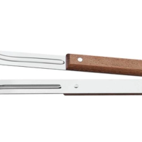 Pegador Para Carne Tramontina Churrasco Com Lâmina Inox E Cabo De Madeira 37cm