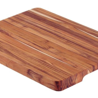 Tábua Para Churrasco Tramontina Em Madeira Teca FSC 40x30 Cm