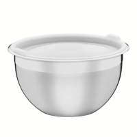 Recipiente Tramontina Cucina Em Inox Com Tampa Plástica Preparar E Servir 16cm 1,6 Litros