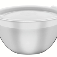 Recipiente Tramontina Cucina Em Inox Com Tampa Plástica Preparar E Servir 28cm 8,3 Litros