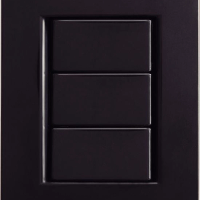 Conjunto Placa Cega Tramontina 4x2 Liz Grafite