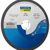 Disco De Corte Fino Tramontina 7" Master Para Aço Inox E Materiais Endurecidos