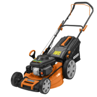 Cortador De Grama A Gasolina Tramontina CC53M Motor 159cc Em Metal Com Recolhedor Rígido