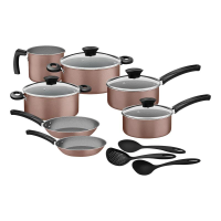 Kit Cozinha Tramontina Siena Natural Em Alumínio Com Revestimento Antiaderente Starflon Max Michigan 10 Peças