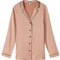 Camisa Em Seda - Rosa