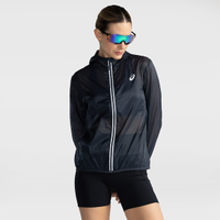 Jaqueta Corta-Vento Feminina ASICS Repelente à Água com Capuz Toyama