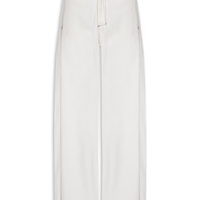Calça Feminina Sarja Pespontos - Branco