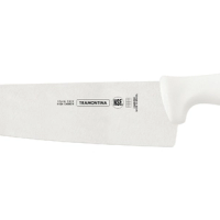 Faca Para Carne 10" Tramontina Profissional Com Lâmina Em Aço Inox E Cabo Em Polipropileno Branco